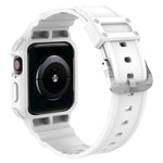 Cinturino integrato in tinta unita a tre prove per la serie Apple Watch, 7 41mm / 6&SE&5&4 40mm / 3&2&1 38mm, 7 45mm / 6&SE&5&4 44mm / 3&2&1 42mm