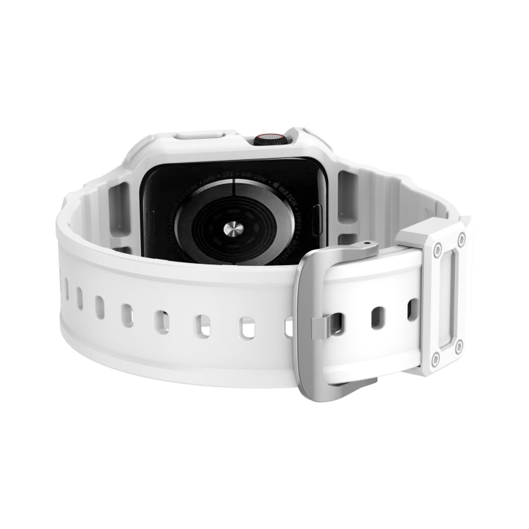 Cinturino integrato in tinta unita a tre prove per la serie Apple Watch, 7 41mm / 6&SE&5&4 40mm / 3&2&1 38mm, 7 45mm / 6&SE&5&4 44mm / 3&2&1 42mm