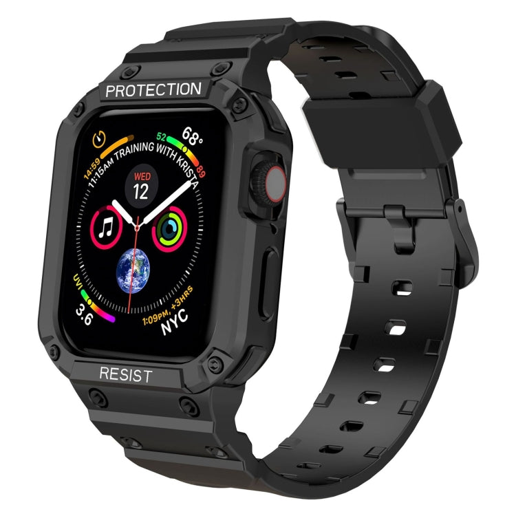 Cinturino integrato in tinta unita a tre prove per la serie Apple Watch, 7 41mm / 6&SE&5&4 40mm / 3&2&1 38mm, 7 45mm / 6&SE&5&4 44mm / 3&2&1 42mm
