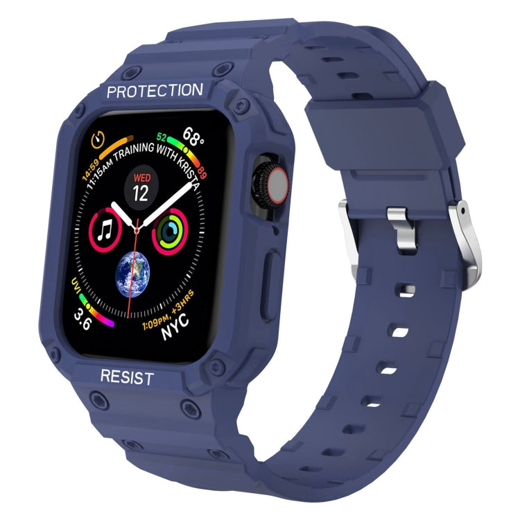 Cinturino integrato in tinta unita a tre prove per la serie Apple Watch, 7 41mm / 6&SE&5&4 40mm / 3&2&1 38mm, 7 45mm / 6&SE&5&4 44mm / 3&2&1 42mm