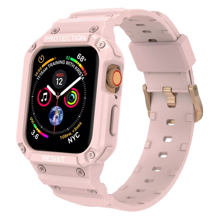 Cinturino integrato in tinta unita a tre prove per la serie Apple Watch, 7 41mm / 6&SE&5&4 40mm / 3&2&1 38mm, 7 45mm / 6&SE&5&4 44mm / 3&2&1 42mm