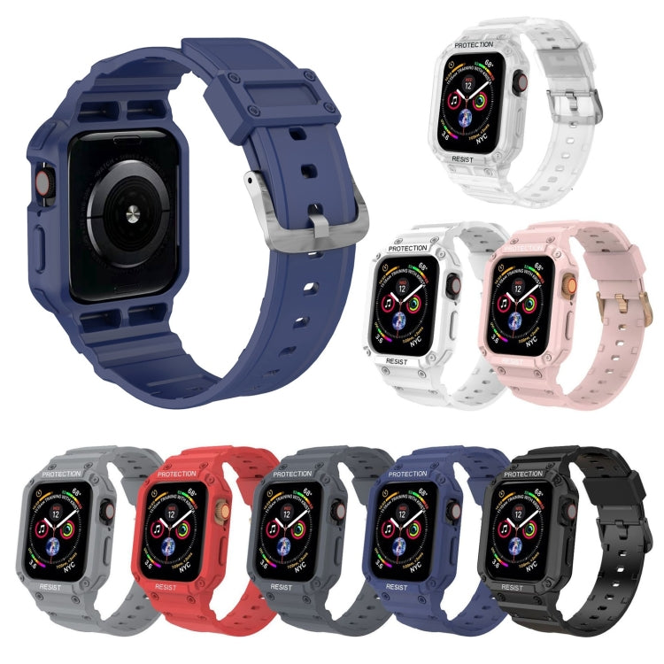 Cinturino integrato in tinta unita a tre prove per la serie Apple Watch, 7 41mm / 6&SE&5&4 40mm / 3&2&1 38mm, 7 45mm / 6&SE&5&4 44mm / 3&2&1 42mm
