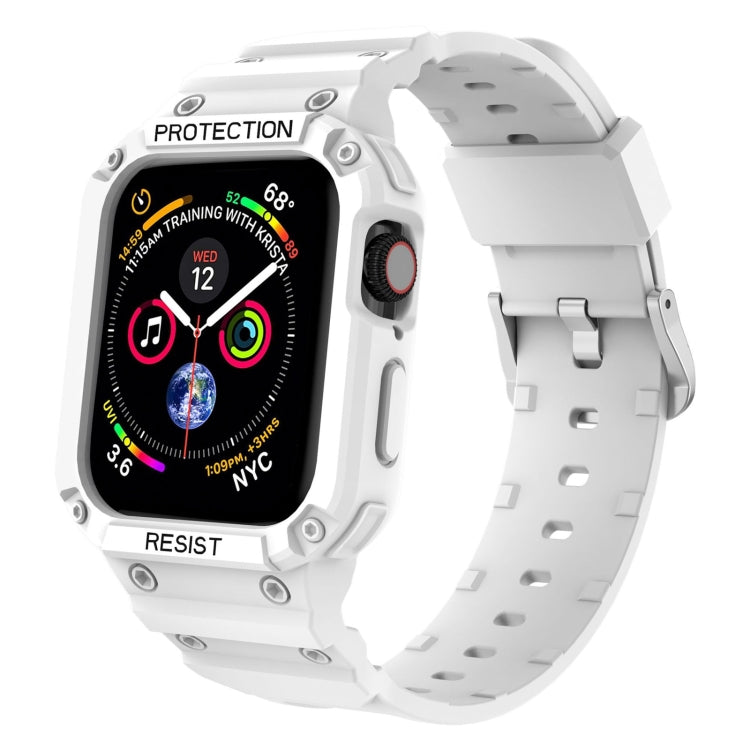 Cinturino integrato in tinta unita a tre prove per la serie Apple Watch, 7 41mm / 6&SE&5&4 40mm / 3&2&1 38mm, 7 45mm / 6&SE&5&4 44mm / 3&2&1 42mm