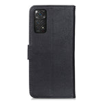 KHAZNEH Custodia per telefono in pelle a conchiglia con trama in pelle bovina, For Xiaomi Redmi Note 11S, For OPPO Reno7 SE 5G