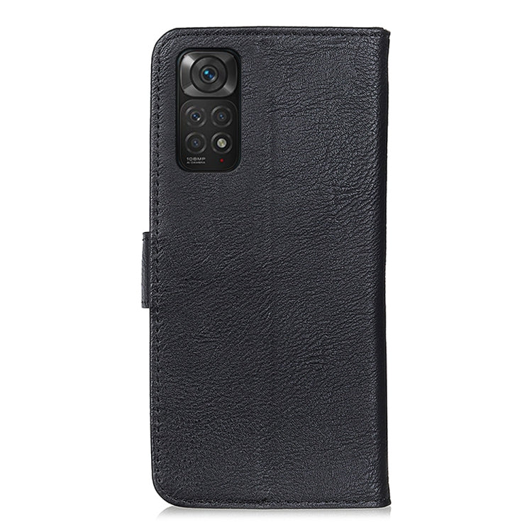 KHAZNEH Custodia per telefono in pelle a conchiglia con trama in pelle bovina, For Xiaomi Redmi Note 11S, For OPPO Reno7 SE 5G
