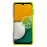 Custodia per telefono in TPU + PC antiurto con trama di pneumatici con supporto, For Samsung Galaxy A13 4G