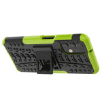 Custodia per telefono in TPU + PC antiurto con trama di pneumatici con supporto, For Samsung Galaxy A13 4G