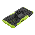 Custodia per telefono in TPU + PC antiurto con trama di pneumatici con supporto, For Samsung Galaxy A13 4G