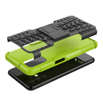Custodia per telefono in TPU + PC antiurto con trama di pneumatici con supporto, For Samsung Galaxy A13 4G