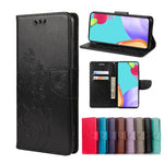 Custodia per cellulare in pelle con motivo floreale a farfalla, For Samsung Galaxy A23 5G