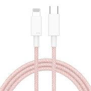Cavo dati intrecciato a ricarica rapida da 27 W PD USB-C / Type-C a 8 pin, lunghezza cavo: 1 m, 27W