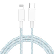 Cavo dati intrecciato a ricarica rapida da 27 W PD USB-C / Type-C a 8 pin, lunghezza cavo: 1 m, 27W