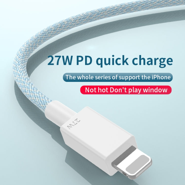 Cavo dati intrecciato USB-C a 8 pin 27W 1 metro