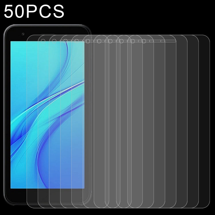 50 pellicole in vetro temperato da 0,26 mm 9H 2,5D, For Sharp Aquos V6 (50 PCS), For Sharp Aquos V6 Plus (50 PCS), For OPPO Find X5 (50 PCS), For OPPO Find X5 Lite (50 PCS), For OPPO Find X5 Pro (50 PCS), For Itel A27 (50 PCS)                          ...
