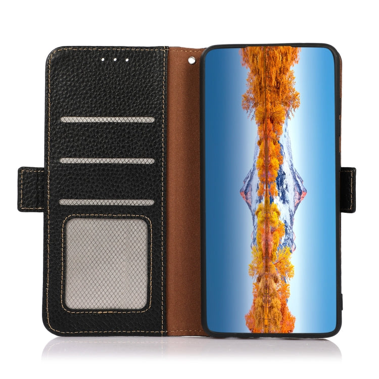 Custodia portafoglio in pelle con RFID per Samsung Galaxy A23