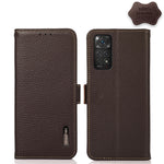 Custodia portafoglio in pelle con RFID per Samsung Galaxy A23