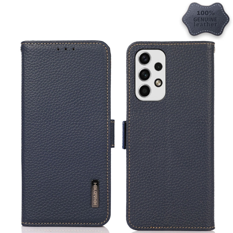 Custodia portafoglio in pelle con RFID per Samsung Galaxy A23