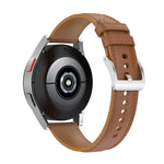 Cinturino in vera pelle da 20 mm per Samsung Galaxy Watch4/Watch3 41 mm/Active2/Huawei/orologio da gioco ecc.