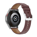 Cinturino in vera pelle da 20 mm per Samsung Galaxy Watch4/Watch3 41 mm/Active2/Huawei/orologio da gioco ecc.