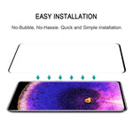 Pellicola in vetro temperato a schermo intero con bordo curvo 3D da 25 pezzi, For OPPO Find X5 (25 PCS)