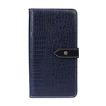 idewei Custodia per cellulare in pelle a conchiglia orizzontale con struttura in coccodrillo, For Honor 60 SE