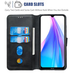 Custodia portafoglio in pelle PU con slot carte per Xiaomi