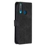 Custodia portafoglio in pelle PU con slot carte per smartphone co