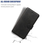 Custodia portafoglio in pelle PU con slot carte per smartphone co