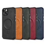 Custodia magnetica in pelle per iPhone 13 e 12