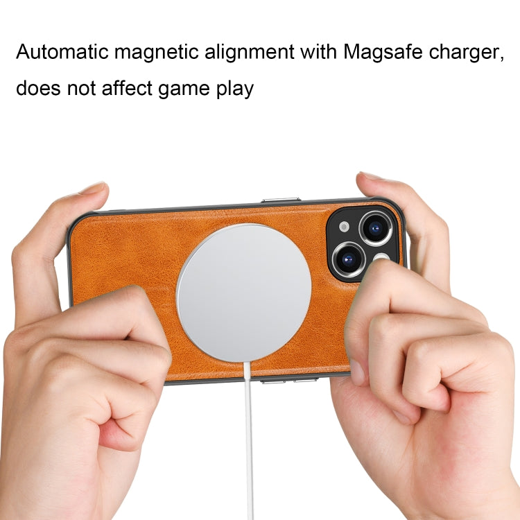 Custodia magnetica in pelle per iPhone 13 e 12