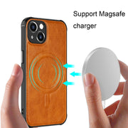 Custodia per telefono magnetica in pelle di vacchetta Crazy Horse, For iPhone 13 mini, For iPhone 13, For iPhone 13 Pro, For iPhone 13 Pro Max, For iPhone 12