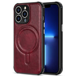 Custodia magnetica in pelle per iPhone 13 e 12