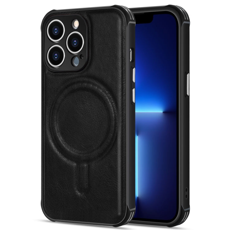 Custodia magnetica in pelle per iPhone 13 e 12