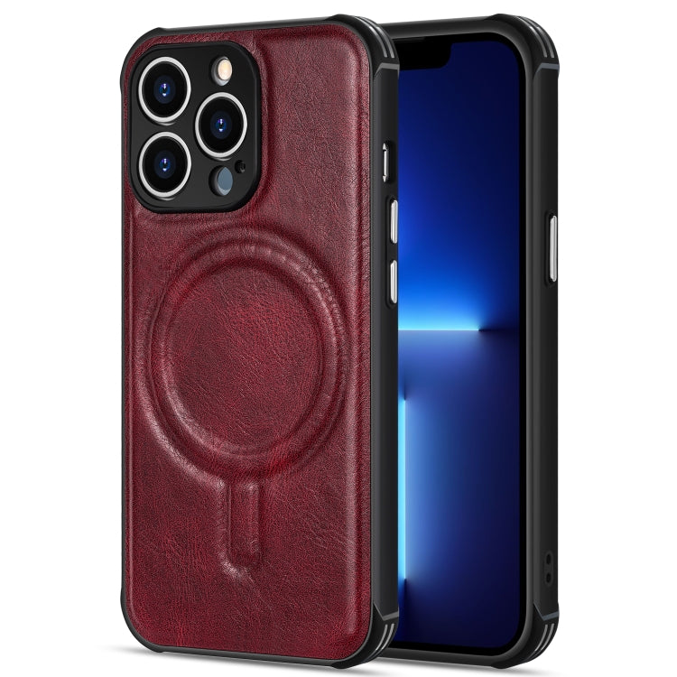 Custodia magnetica in pelle per iPhone 12 Pro