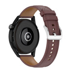 Cinturino orologio in vera pelle 22mm per Huawei Watch GT3 46mm/GT2 46mm/Samsung Galaxy Watch3 45mm