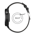 Cinturino orologio in vera pelle 22mm per Huawei Watch GT3 46mm/GT2 46mm/Samsung Galaxy Watch3 45mm