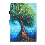 Custodia per tablet in pelle piatta sinistra e destra verniciata, For Samsung Galaxy Tab A8 10.5 2021