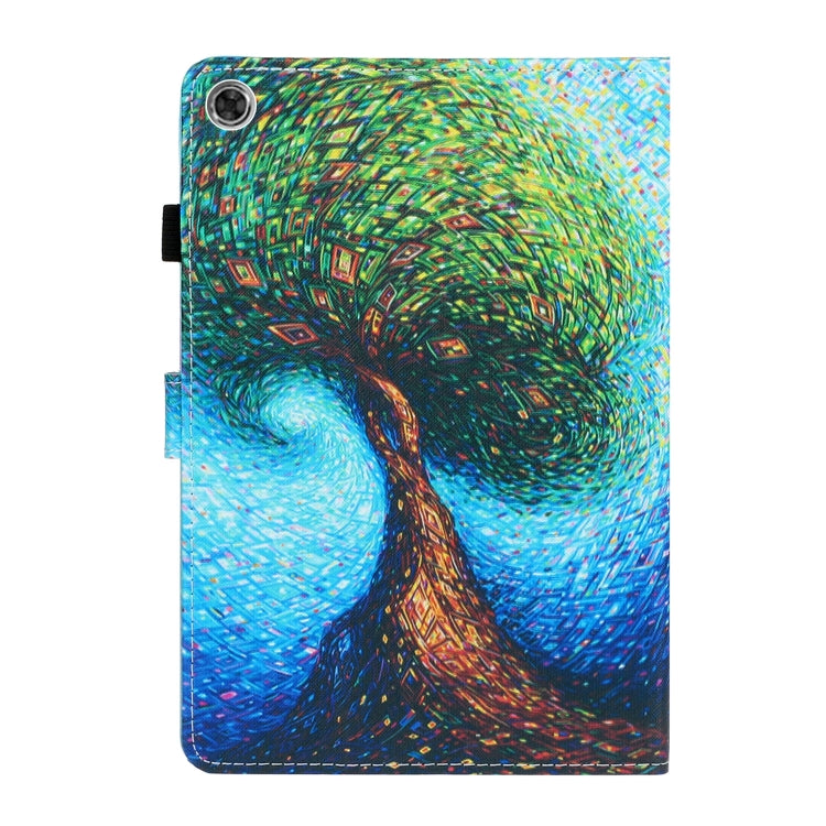 Custodia per tablet in pelle piatta sinistra e destra verniciata, For Samsung Galaxy Tab A8 10.5 2021