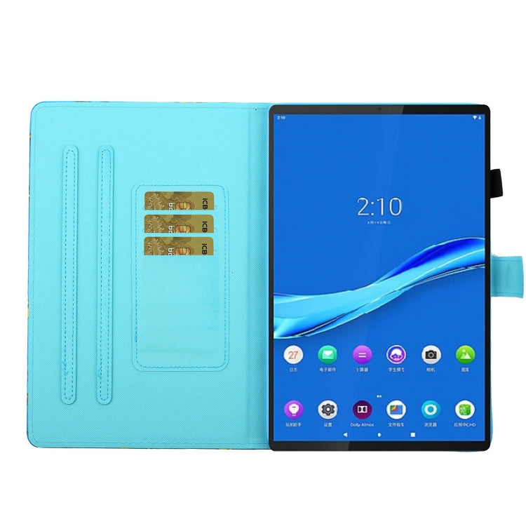 Custodia per tablet in pelle piatta sinistra e destra verniciata, For Samsung Galaxy Tab A8 10.5 2021