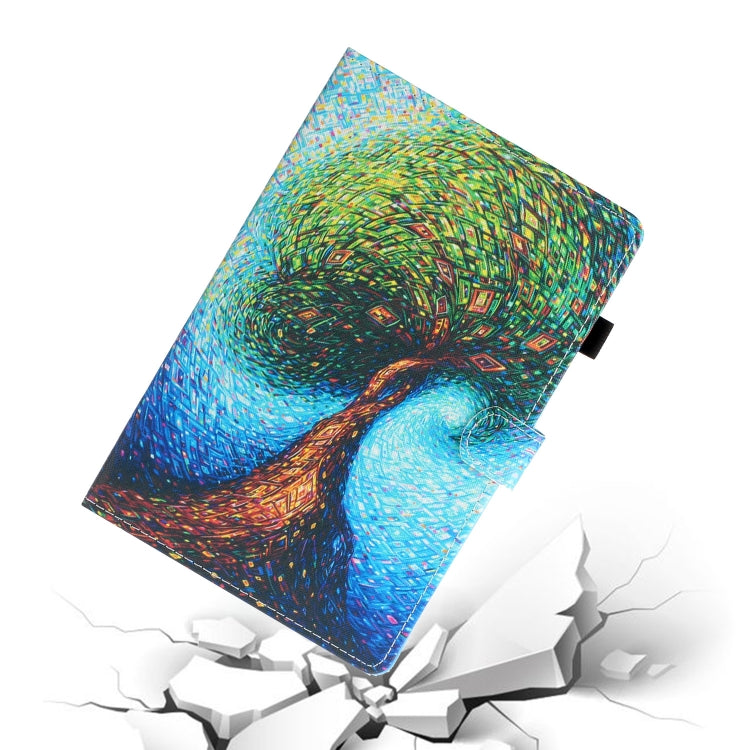 Custodia per tablet in pelle piatta sinistra e destra verniciata, For Samsung Galaxy Tab A8 10.5 2021