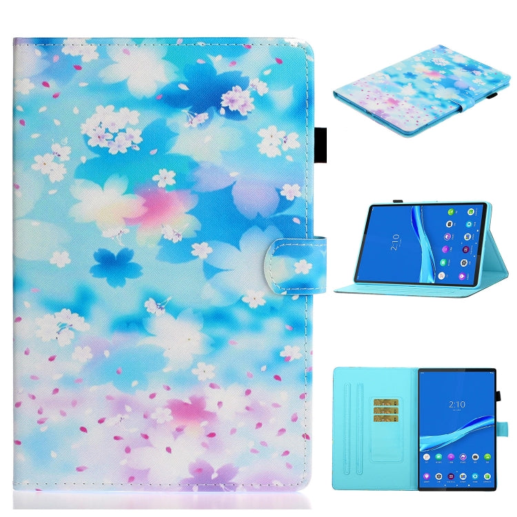 Custodia per tablet in pelle piatta sinistra e destra verniciata, For Samsung Galaxy Tab A8 10.5 2021