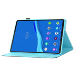 Custodia per tablet in pelle con cuciture a disegno colorato, For Samsung Galaxy Tab A8 10.5 2021