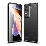 Custodia per telefono TPU in fibra di carbonio con trama spazzolata, For Samsung Galaxy A23 5G, For Xiaomi Redmi K50 Pro, For Xiaomi Redmi K50
