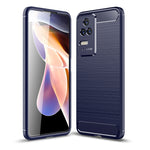 Custodia per telefono TPU in fibra di carbonio con trama spazzolata, For Samsung Galaxy A23 5G, For Xiaomi Redmi K50 Pro, For Xiaomi Redmi K50