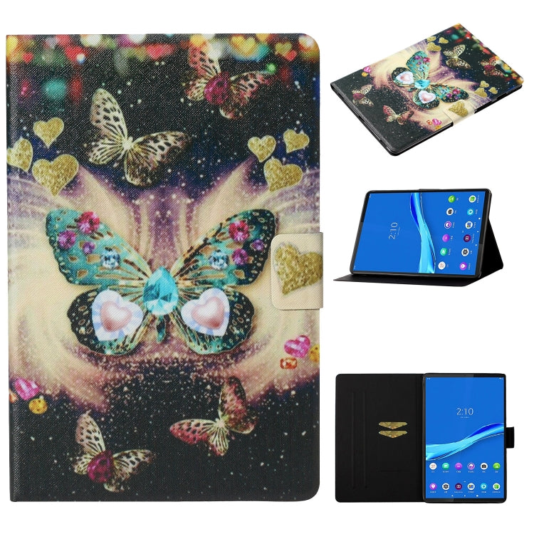 Custodia per tablet in pelle con motivo a disegno colorato, For Samsung Galaxy Tab A8 10.5 2021