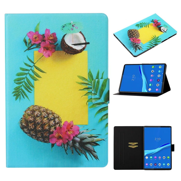 Custodia per tablet in pelle con motivo a disegno colorato, For Samsung Galaxy Tab A8 10.5 2021