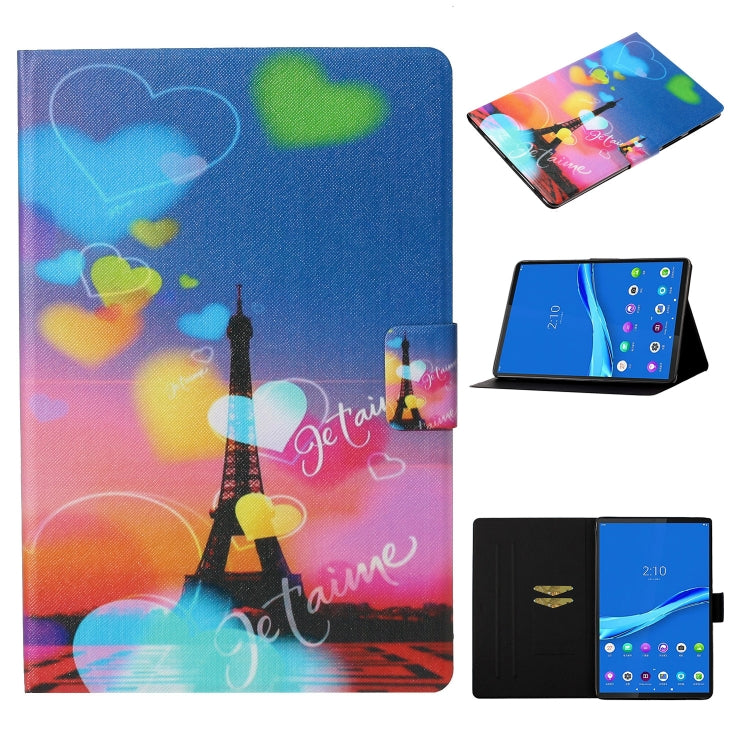 Custodia per tablet in pelle con motivo a disegno colorato, For Samsung Galaxy Tab A8 10.5 2021