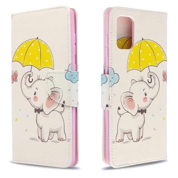 Custodia portafoglio in pelle flip per Samsung Galaxy A71