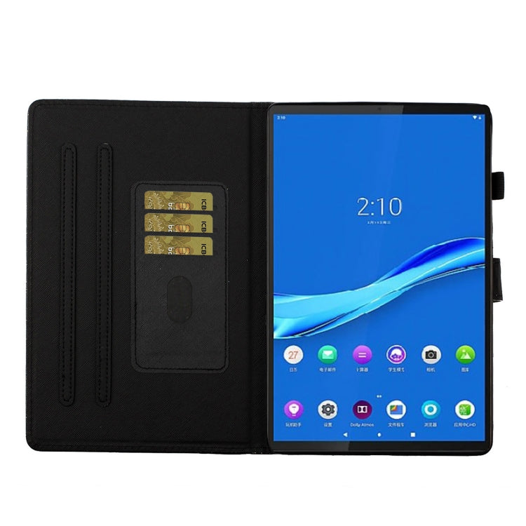 Custodia per tablet in pelle con vernice glitterata, For Samsung Galaxy Tab A8 10.5 2021
