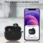 Custodia protettiva per auricolari in silicone con gancio, For Xiaomi Redmi Buds 3 Lite